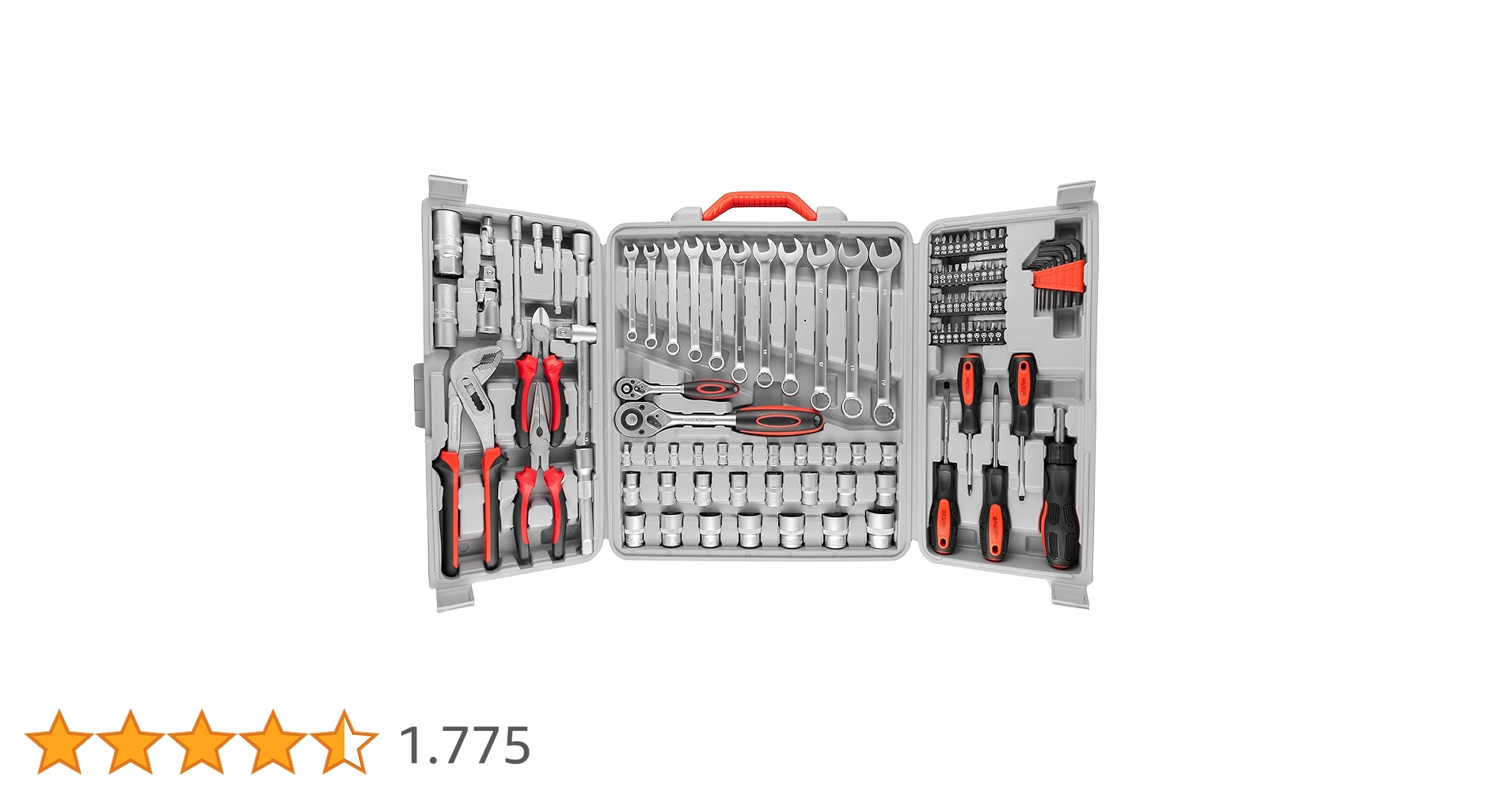 EDA Maleta De Ferramentas Com 110 Peças Eda 9Sr Cinza | Amazon.com.br